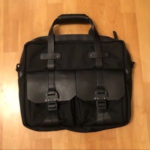 Allen Edmonds Field Nylon Leather Bag Briefcase